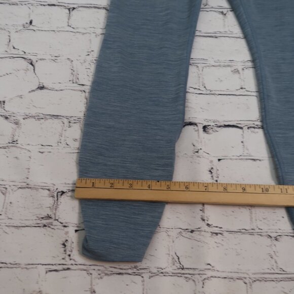 Nike Yoga Ruche Women's Size L Diffused Blue High Rise Tights Leggings - Picture 9 of 12